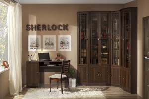 Модульная библиотека Sherlock Орех шоколадный (Глазов)